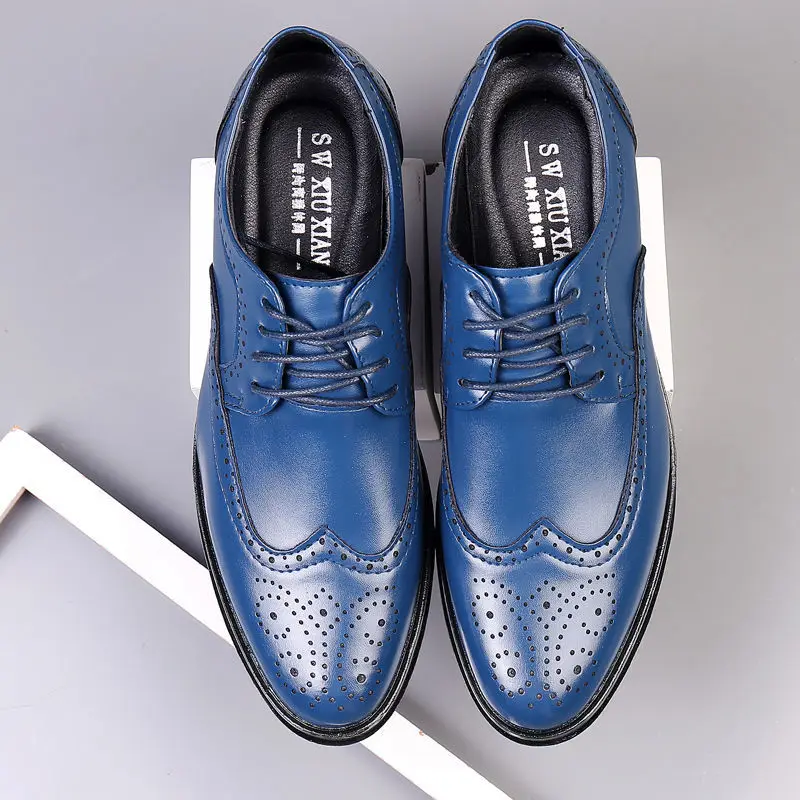 Men Shoes Official - الأحذية الاجتماعية الذكور تنفس في الصيف