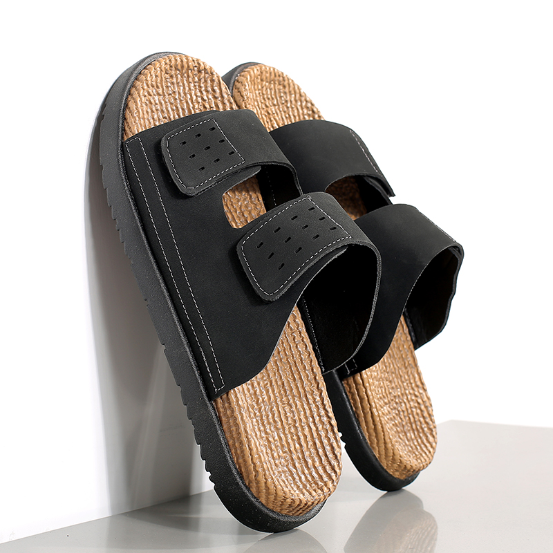 Men Shoes Designer - صنادل رجالية صيفية مصممة من الجلد