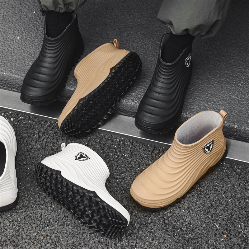Men'S Shoes Water Resistant - أحذية المطر الرجالية موضة مقاوم للماء