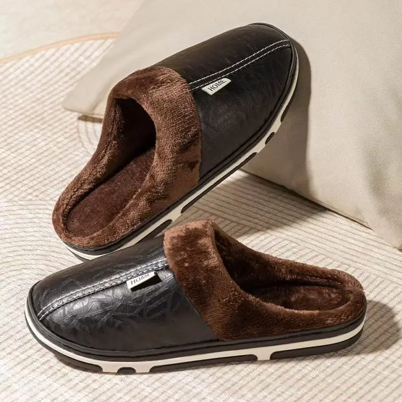 Men Shoes Xxl - شباشب شتوية رجالية كبيرة الحجم للمنزل