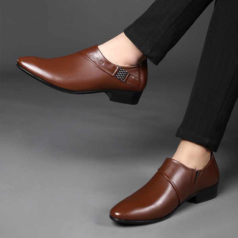 الرجال بو أحذية من الجلد فستان - مراجعة Men Shoes Official وسعره