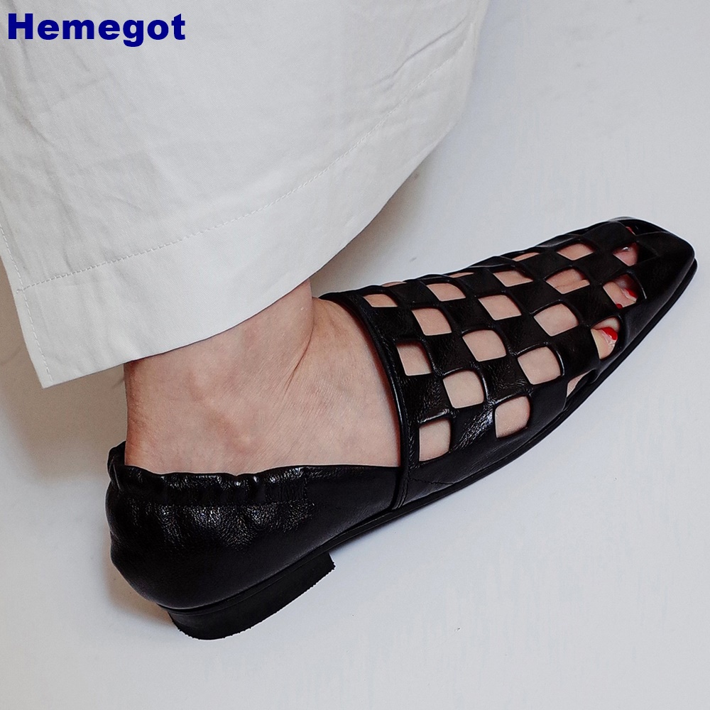 صندل نسائي أسود مسطح بتصميم شب - مراجعة Loafer Slip On Men وسعره