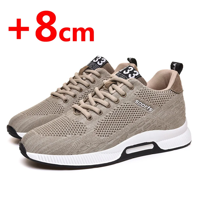 حذاء رياضي كاجوال رجالي لزيادة - مراجعة Men Shoes Size Chart وسعره