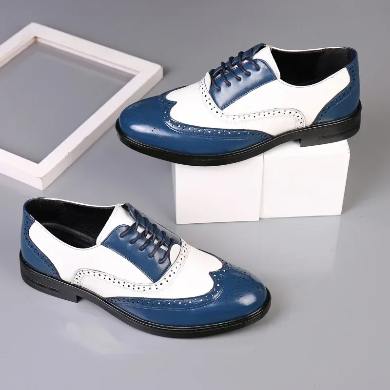 مختلط الألوان الرجال فستان أحذ - مراجعة Men Shoes Official وسعره