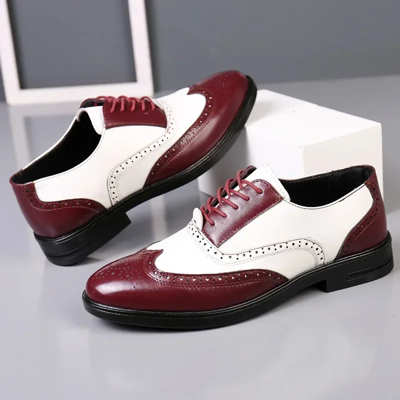 مختلط الألوان الرجال فستان أحذ - مراجعة Men Shoes Official وسعره