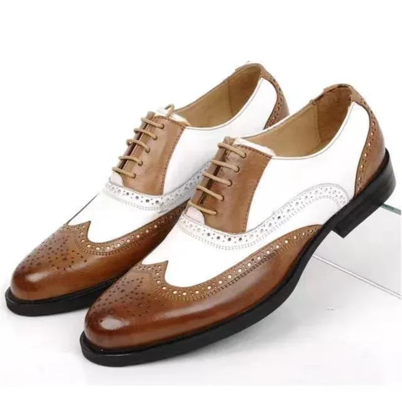 مختلط الألوان الرجال فستان أحذ - مراجعة Men Shoes Official وسعره