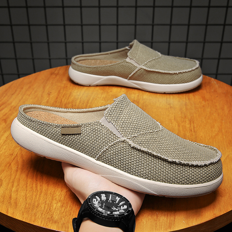 قماش الانزلاق على نصف أحذية لل - مراجعة Men Shoes Xxl وسعره