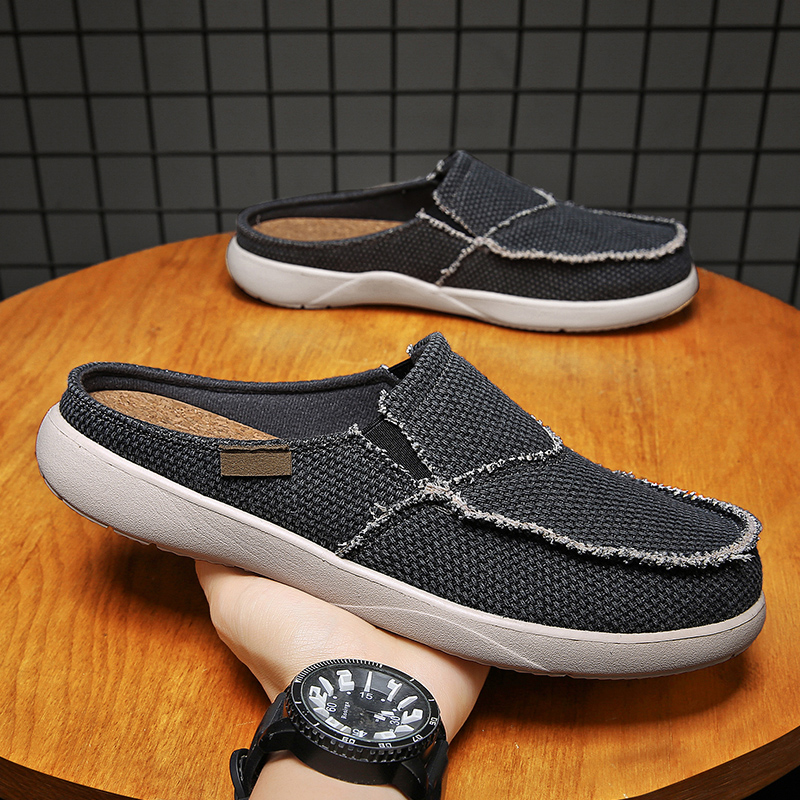 قماش الانزلاق على نصف أحذية لل - مراجعة Men Shoes Xxl وسعره