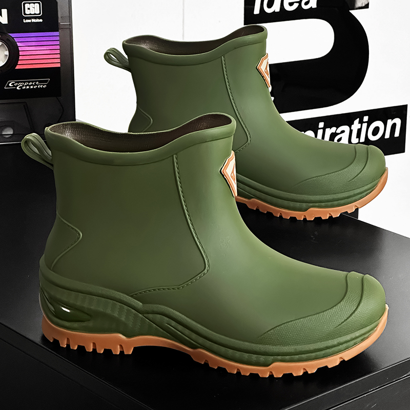 أحذية مطر رجالية مقاومة للانزل - مراجعة Men'S Shoes Water Resistant وسعره