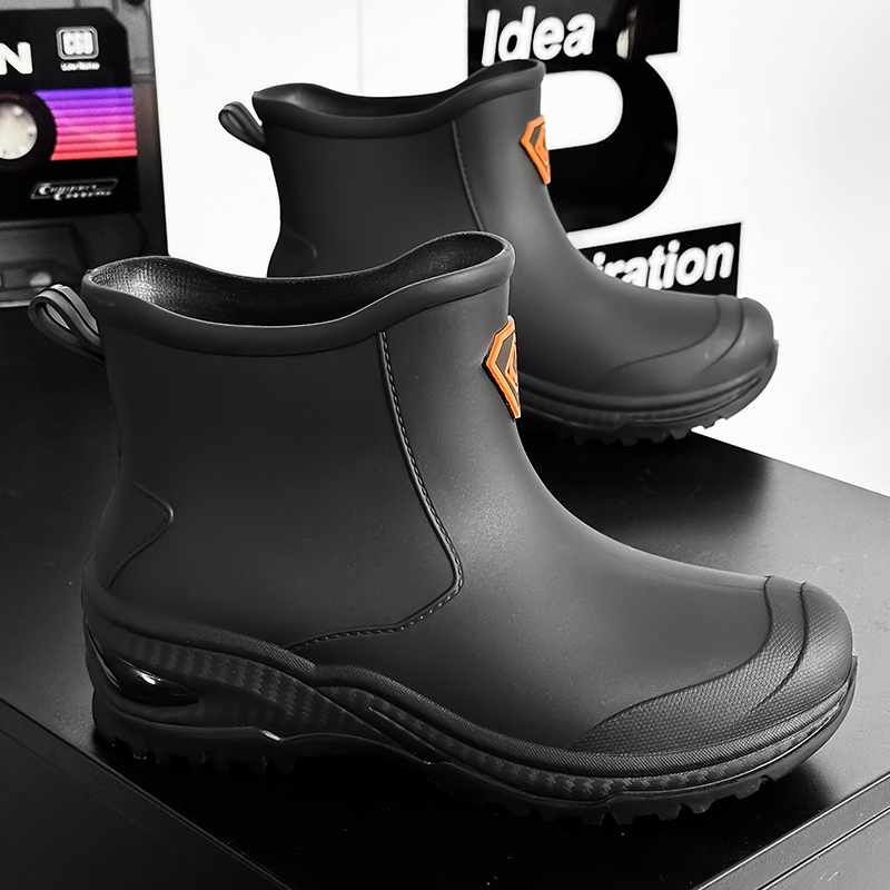 أحذية مطر رجالية مقاومة للانزل - مراجعة Men'S Shoes Water Resistant وسعره