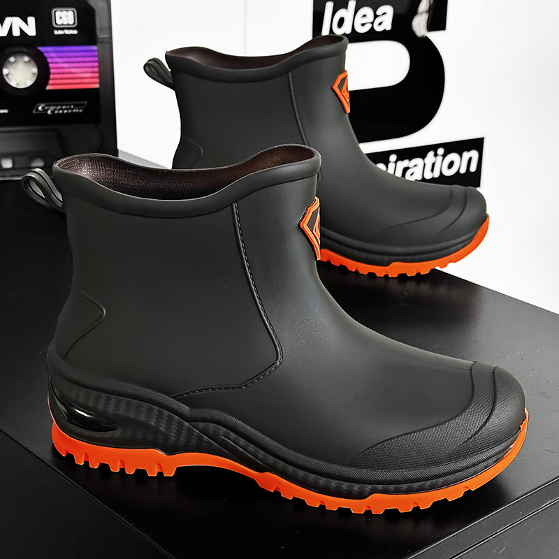 أحذية مطر رجالية مقاومة للانزل - مراجعة Men'S Shoes Water Resistant وسعره