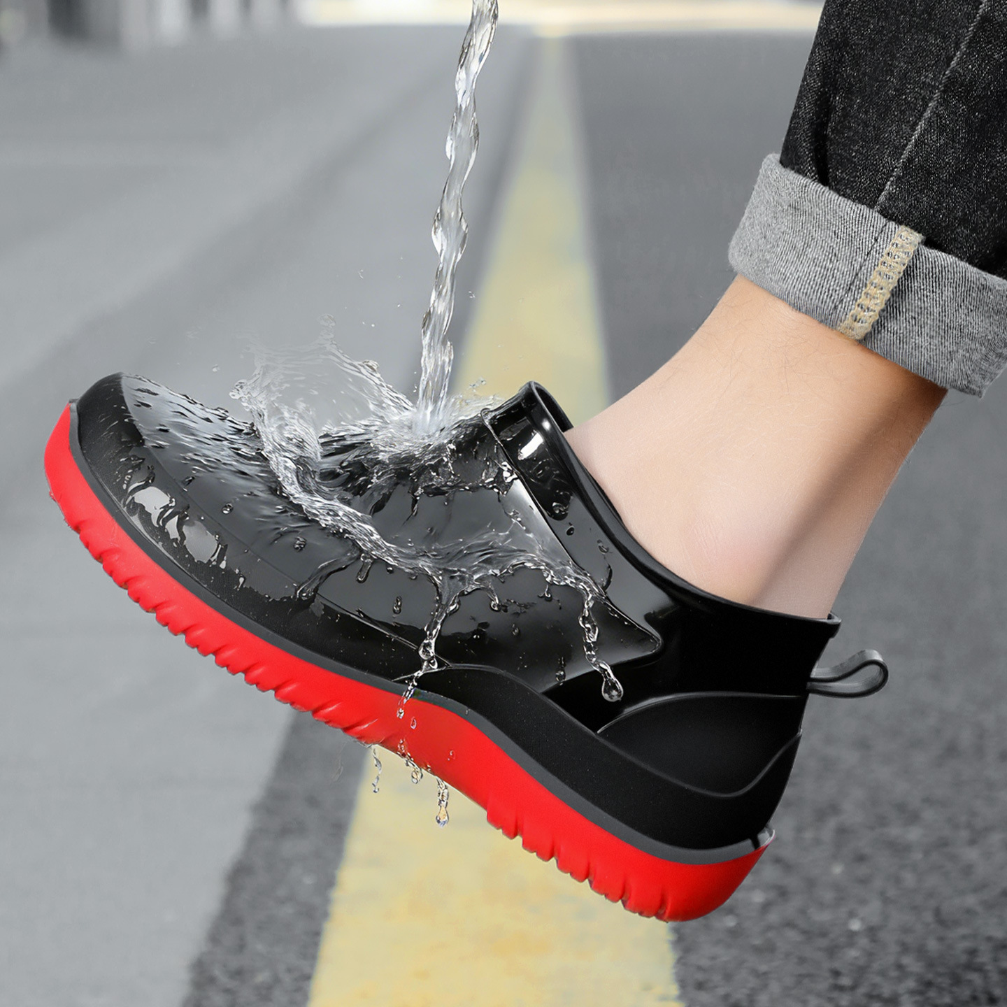 أحذية المطر الرجالية المقاومة  - مراجعة Men'S Shoes Water Resistant وسعره