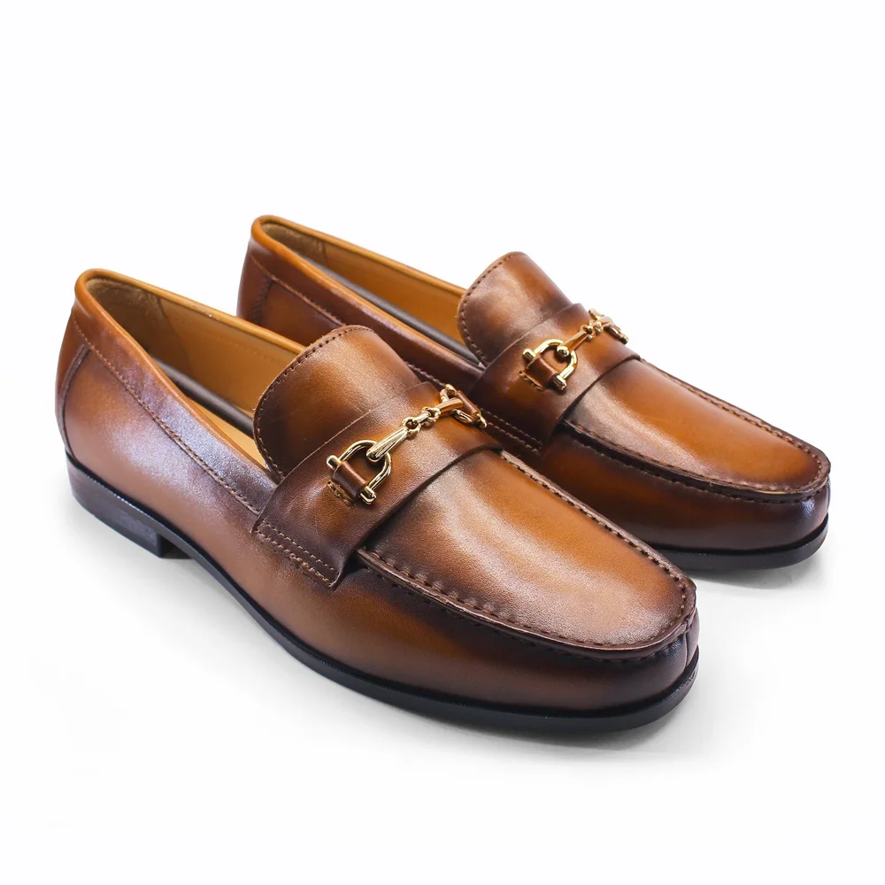 أحذية بدون كعب للرجال بمقدمة م - مراجعة Loafer Slip On Men وسعره