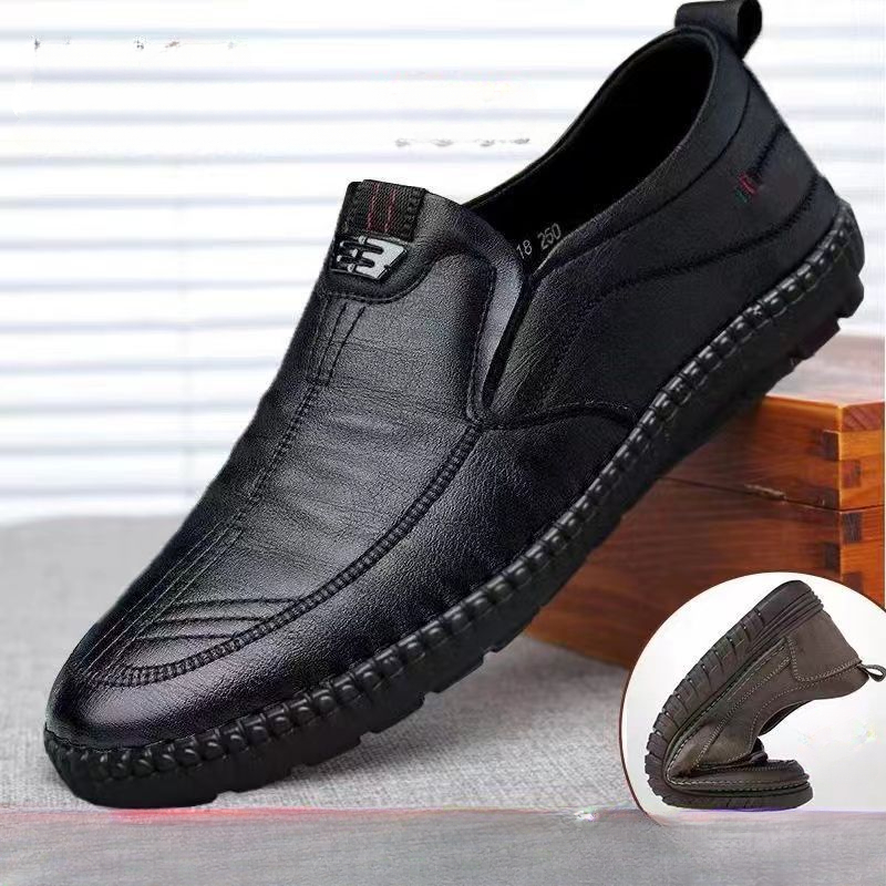 حذاء رجالي بدون كعب من الجلد م - مراجعة Men Shoes Official وسعره