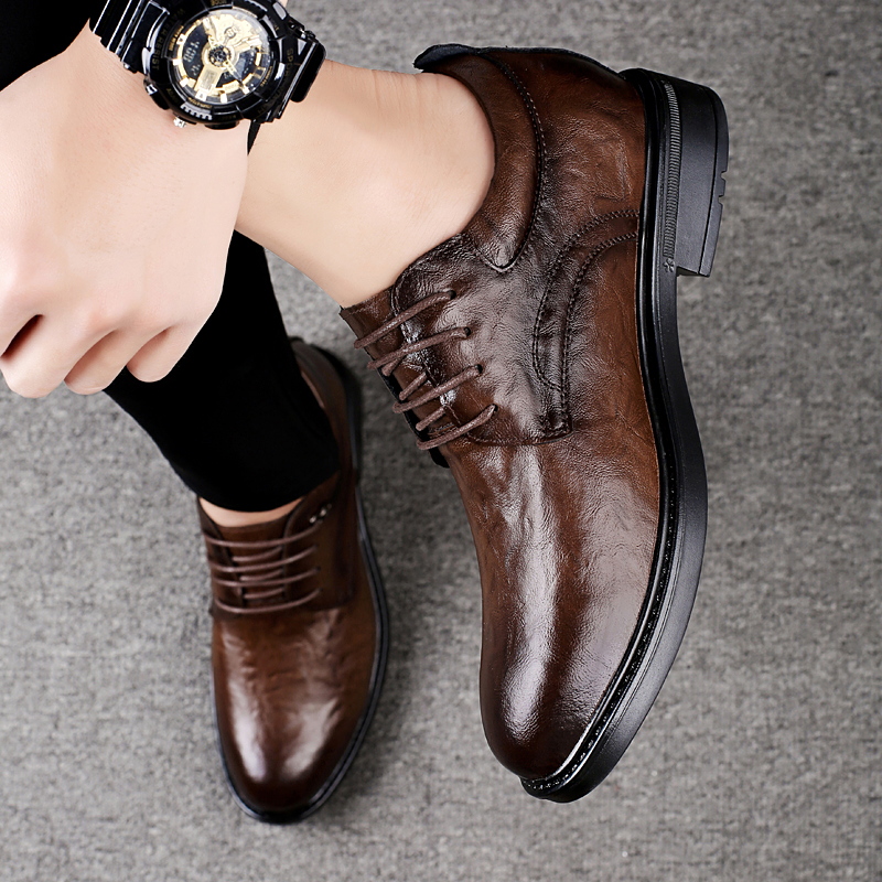 أحذية جلدية كاجوال للرجال لزيا - مراجعة Men Shoes Size Chart وسعره