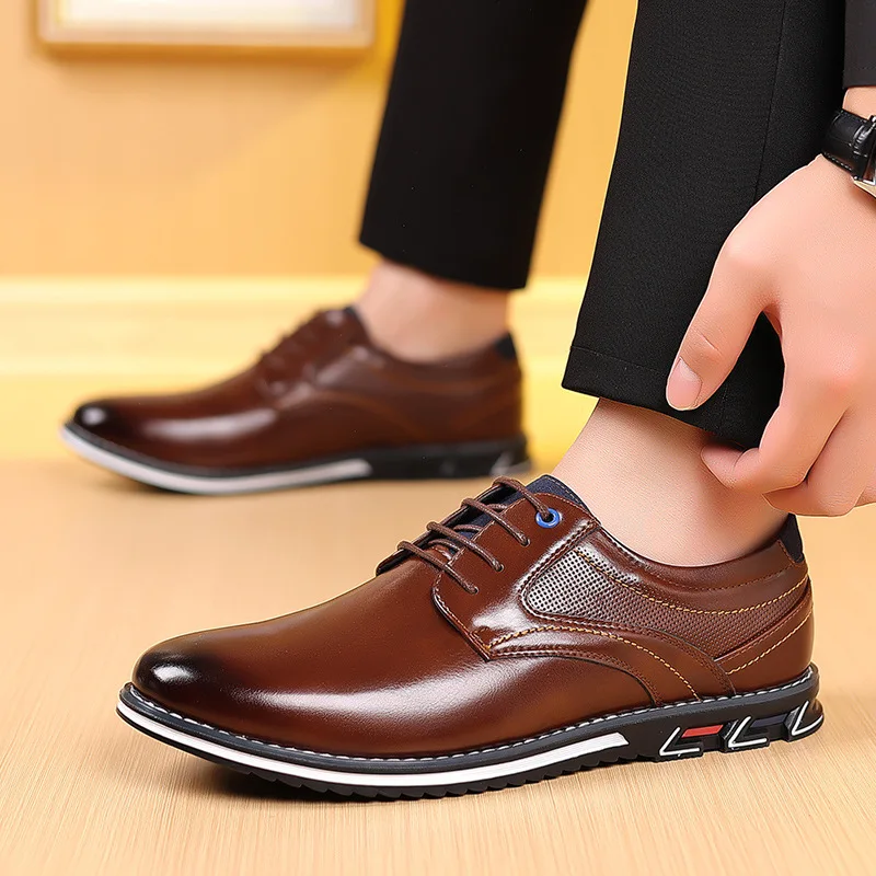 الرجعية رجال الأعمال أحذية من  - مراجعة Men Shoes Official وسعره