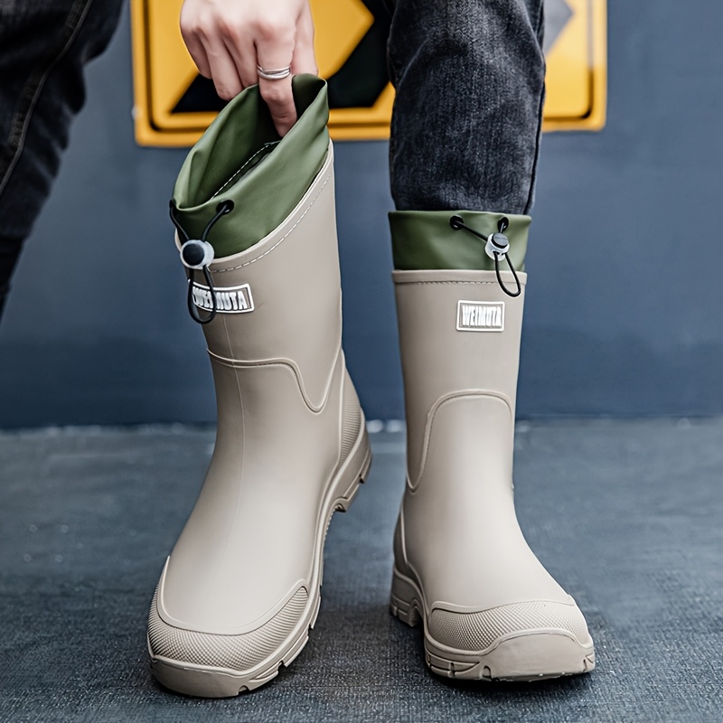 الرجال احذية المطر للماء منتصف - مراجعة Men'S Shoes Water Resistant وسعره