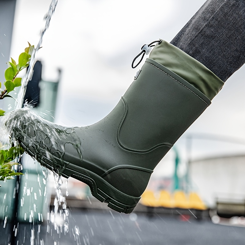 الرجال احذية المطر للماء منتصف - مراجعة Men'S Shoes Water Resistant وسعره